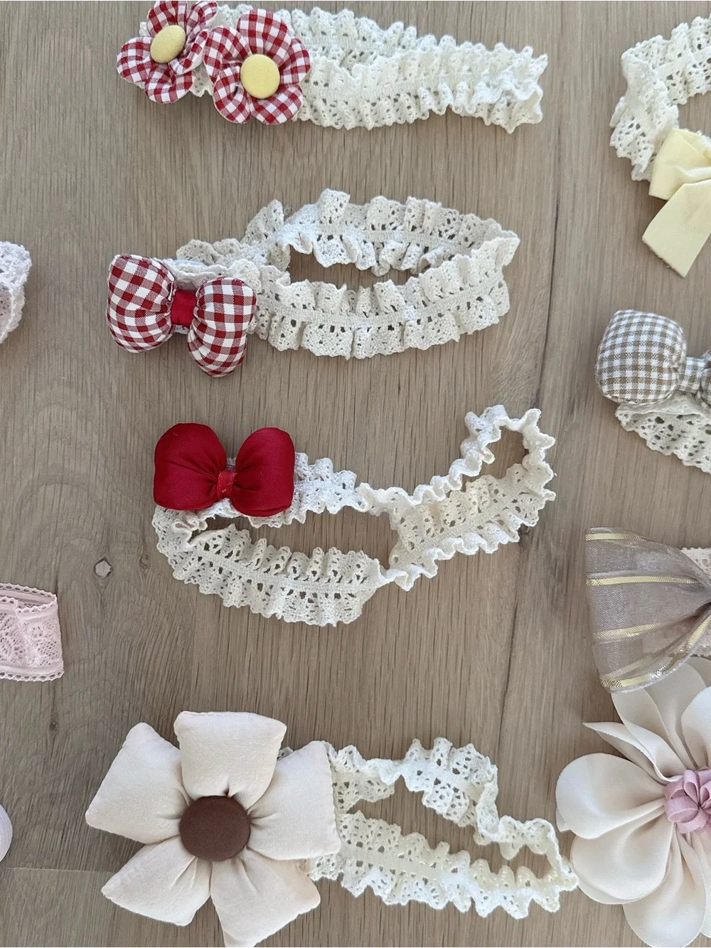 New-like Set of 12 Baby Girl Headbands & Hair Accessories